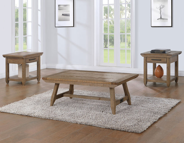 Steve Silver Riverdale 3-Piece Table Set In Driftwood