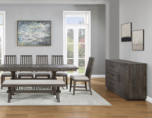 Steve Silver Riverdale Black 6-Piece Dining Table, Chairs & Bench Set