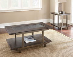 Steve Silver Terrell Smokey Brown 3-Piece Cocktail Table & 2 End Tables Set