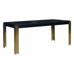 New Classic Empire Rectangle Dining Table in Black