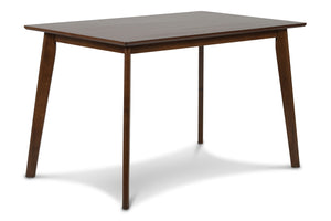 New Classic Morocco 47-Inch Rectangle Dining Table in Walnut Brown
