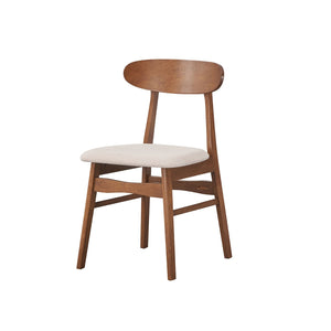 New Classic Morocco Upholstered Dining Chair with Natural Seat Cushion