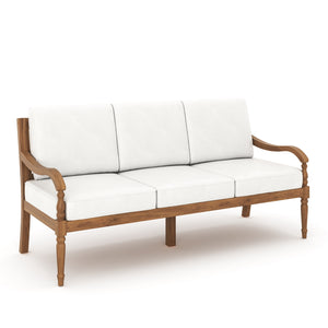 New Classic Savannah Outdoor Sofa in White Linen