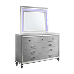 New Classic Valentino Lighted Mirror in Silver