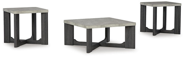 Sharstorm 3-Piece Occasional Table Set Two-tone Gray