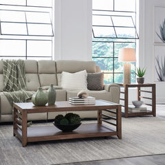 Liberty Furniture Shaker Lakes Harvest Brown 3-Piece Cocktail Table & 2 End Tables Set