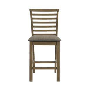 Liberty Furniture Brook Bay Sandstone Upholstered Ladderback Counter Chair