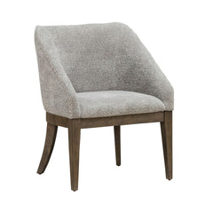 Liberty Furniture Cascade Falls Satin Espresso Upholstered Side Chair with Nail Head Trim