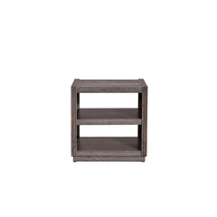 Liberty Furniture Modern Edge Caffe End Table with Plinth Style Base