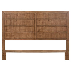 Liberty Furniture Shaker Lakes Harvest Brown King Panel Headboard with Wide Picture Frame Molding