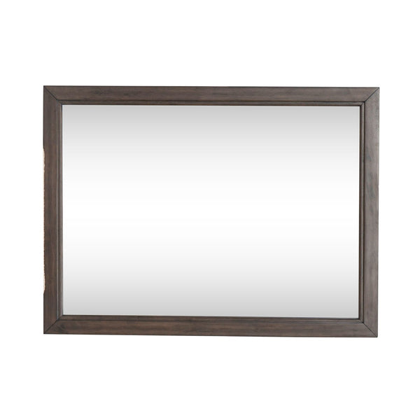 Liberty Furniture Modern Edge Caffe Landscape Mirror with Wide Picture Frame Molding