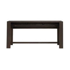 Liberty Furniture Lennox Hill Bark Console Bar Table with Built-In Charging Station