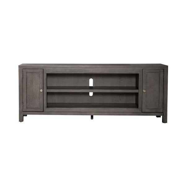 Liberty Furniture Fireplace TV 78-Inch Console with 2 Wood Framed Doors