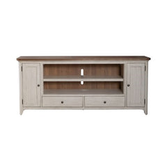 Liberty Furniture Fireplace TV 80-Inch Console with 2 Doors & 2 Drawers