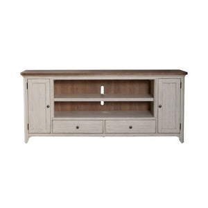 Liberty Furniture Fireplace TV 80-Inch Console with 2 Doors & 2 Drawers