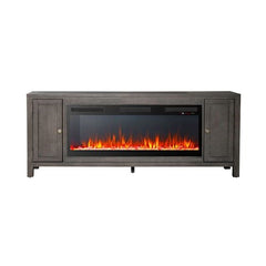 Liberty Furniture Fireplace TV 78-Inch Console & Trend Firebox Insert