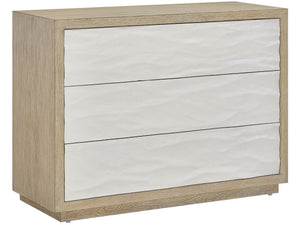 Universal Furniture Coastal Living Oasis 3-Drawer White Wave Dresser in Dockside