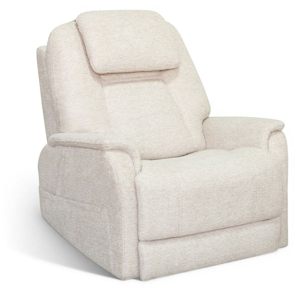 Zecliner Model 3+ Petite Fabric Power Lift Recliner with Power Headrest, Lumbar, Heat & Massage Ceramic