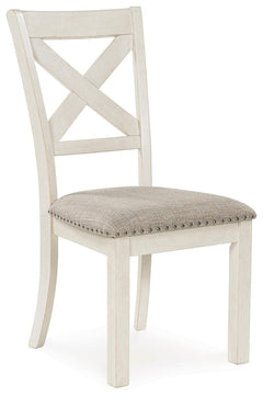 Robbinsdale Upholstered Dining Side Chair Antique White