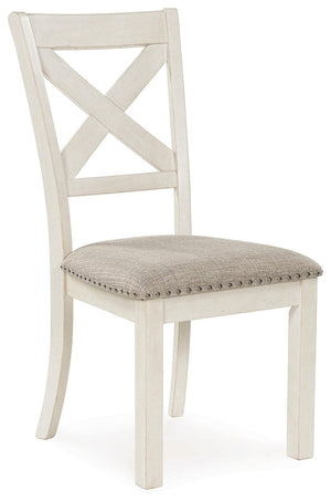 Robbinsdale Upholstered Dining Side Chair Antique White