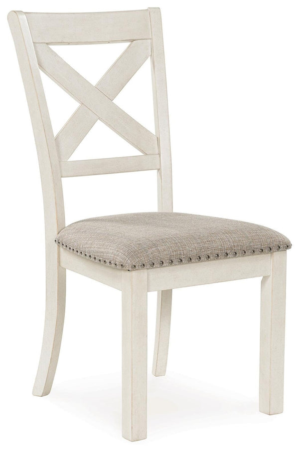 Robbinsdale Upholstered Dining Side Chair Antique White