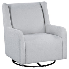 Coaster Serra Boucle Upholstered Swivel Glider Dove Grey