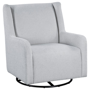 Coaster Serra Boucle Upholstered Swivel Glider Dove Grey