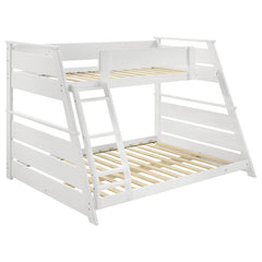 Coaster Holden Wood Veneer Twin Over Full Bunk Bed White