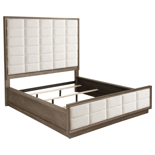 Coaster Durango 80-Inch California King Panel Bed Taupe Oak