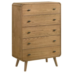 Coaster Robyn 5-Drawer Bedroom Chest Of Drawers Light Ash