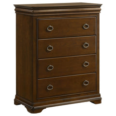 Coaster Garland 4-Drawer Bedroom Chest Of Drawers Brown Cherry