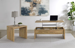 Coaster Canoga 2-Piece Lift Top Cocktail Coffee Table Set Mango
