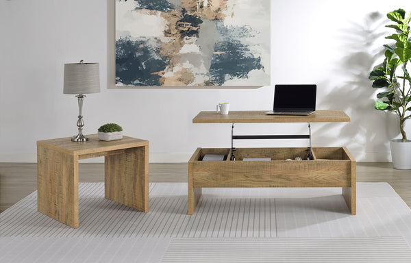 Coaster Canoga 2-Piece Lift Top Cocktail Coffee Table Set Mango