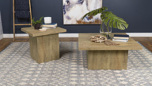 Coaster Devar 2-Piece Square Coffee & End Table Set Mango