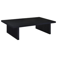 Coaster Max Rectangular Engineered Laminate Coffee Table Black