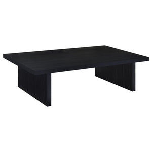 Coaster Max Rectangular Engineered Laminate Coffee Table Black