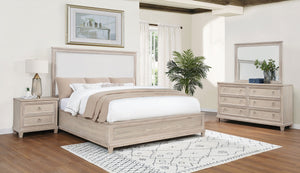 Coaster Pembroke 4-Piece California King Bedroom Set Washed Oak