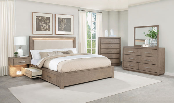 Coaster Kenora 5-Piece California King Bedroom Set Barley Brown