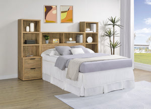 Coaster Westpark 3-Piece Full Bedroom Set Bookcase Headboard Mango