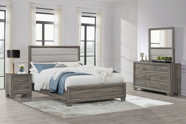 Coaster Wright 4-Piece King Bedroom Set Brown Oak