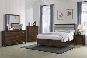 Coaster Welsley 5-Piece King Bedroom Set Walnut