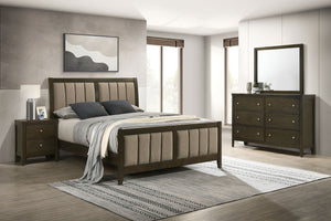 Coaster Wilkes 4-Piece King Bedroom Set Dark Cocoa