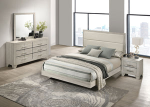 Coaster Trenton 4-Piece Queen Bedroom Set Rustic Cream