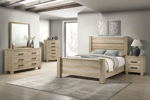 Coaster Oakglen 5-Piece Queen Bedroom Set Weathered Oak