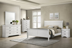 Coaster Louis Philippe 5-Piece Queen Bedroom Set White