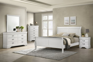 Coaster Louis Philippe 5-Piece Queen Bedroom Set White