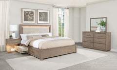Coaster Kenora 4-Piece Queen Bedroom Set Barley Brown