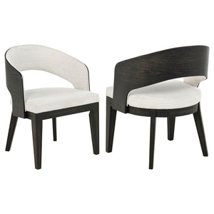 Coaster Leandro Upholstered Dining Arm Chair Cream