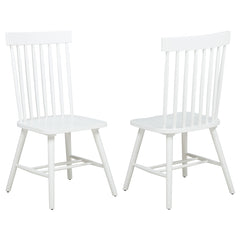Coaster Andrews Windsor Spindle Back Dining Side Chair White