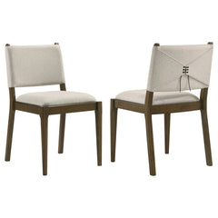 Coaster Ottowa Upholstered Dining Side Chair Brown